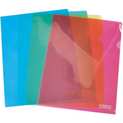 Папка – уголок Buromax А4 transparent, assorted colors (BM.3853-99)