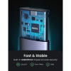 Кишеня зовнішня Ugreen USB-C to M.2 B-Key/M+B Key SSD 5Gbps SATA 3.0 aluminum 0.5m (10903)