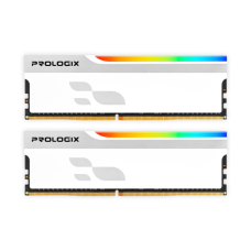 Модуль пам'яті для комп'ютера DDR4 32GB (2x16GB) 3600 MHz Onyx White RGB Prologix (PRO32GB3600YWR4K)