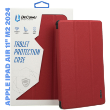 Чохол до планшета BeCover Smart Case Apple iPad Air 11" M2/M3 (2024/2025) Red Wine (711596)