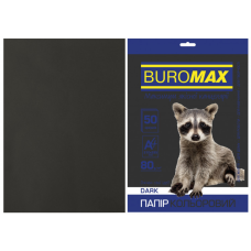 Бумага Buromax А4, 80g, DARK black, 50sh (BM.2721450-01)