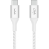 Дата кабель USB-C to USB-C 2.0m 240W white Belkin (CAB015BT2MWH)