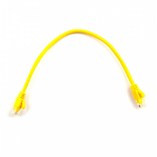 Патч-корд 0.25м, RJ-45, Cat.5e, CU, мідь, жовтий Ritar (PCR-CU/0.25Yw / 04278)