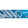 Линейка Maped набор ESSENTIALS Medium, 20см, 4 предмета, прозрачный (MP.242820)