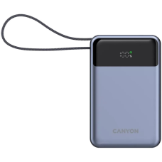 Батарея универсальная Canyon 20000mAh OnPower 600 PD/65W built-in cable Dark Grey (CNS-CPB600DG)