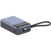 Батарея универсальная Canyon 20000mAh OnPower 600 PD/65W built-in cable Dark Grey (CNS-CPB600DG)