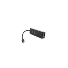 Концентратор Voltronic USB-C to 3xUSB 3.0 + RJ45 1000Mbps black (YT-TCA3H3+Et-W)