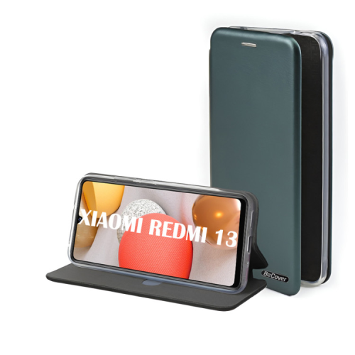 Чохол до мобільного телефона BeCover Exclusive Xiaomi Redmi 13 Dark Green (711550)