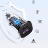 Зарядний пристрій Ugreen 2xUSB 30W (USB-A + USB-C) QC 4.0 Сіра (EC305) (25845)