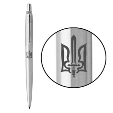 Ручка кулькова Parker JOTTER 17 UKRAINE SS CT BP Трезубец ОУН (глад.) (16132_T030t)