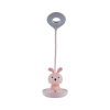 Настільна лампа Kite Bunny LED з акумулятором, рожева (K24-492-1-2)