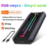 Кишеня зовнішня Dynamode M.2 SSD NVMe/SATA to USB-C USB 3.2 Gen2 tool-free (DM-CAD-SSD16)