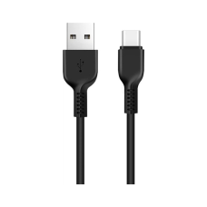 Дата кабель USB 2.0 AM to USB-C 2.0m 3A X20 black HOCO (6957531068907)