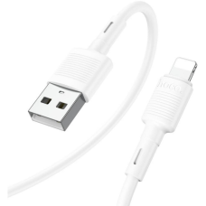 Дата кабель USB 2.0 AM to Lightning 1.0m 2.4A X83 white HOCO (6931474770875)