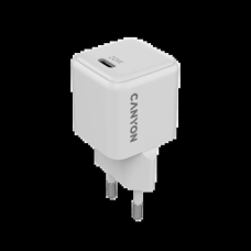Зарядний пристрій Canyon CU20C GaN 20W 1xPD EU White (CNS-CUW20C)