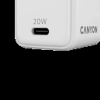 Зарядний пристрій Canyon CU20C GaN 20W 1xPD EU White (CNS-CUW20C)