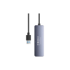 Концентратор Baseus USB 3.0 to 4xUSB 3.0 + USB-C gray (B0005280B811-01)