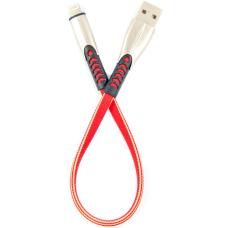 Дата кабель USB 2.0 AM to Lightning 0.25m red Dengos (PLS-L-SHRT-PLSK-RED)