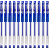 Ручка гелева Baoke 0.5 мм, з грипом, синя, 12 шт (PC880D/F-blue)