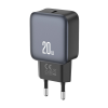 Зарядний пристрій XO USB-C PD20W black (L153_Black)
