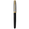 Ручка пір'яна Parker SONNET 17 Metal & Black Lacquer GT  FP18 F (68 111)