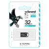 USB флеш накопитель Wibrand 32GB Hawk Black USB 2.0 (WI2.0/HA32M1B)