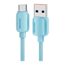 Дата кабель USB 2.0 AM to USB-C 2.0m 100W blue Essager (EXC7A-WLA03-P)