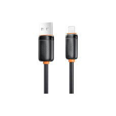 Дата кабель USB 2.0 AM to Lightning 2.0m 3A black XO (NB302-AI-2.black)