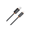 Дата кабель USB 2.0 AM to Lightning 2.0m 3A black XO (NB302-AI-2.black)
