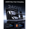 Дата кабель USB-C to USB-C 1.0m 240W 480Mbps braided black Ugreen (85973)