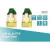 Патч-корд 20м, CAT 6a S-FTP, AWG 26/7, Cu, LSZH, green Digitus (DK-1644-A-200/G)