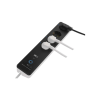 Мережевий подовжувач EMOS P1422SM 2m 4 роз. 1xUSB-A 1xUSB-C Wi-Fi 1,5мм2 (P1422SM)