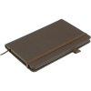 Книга записна Buromax Tweed 125x195 мм 96 аркушів в клітинку обкладинка зі штучної шкіри Сіра (BM.291163-09)
