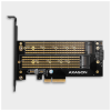 Контроллер AXAGON PCIe to NVMe+SATA M.2 (PCEM2-D)