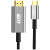 Кабель мультимедійний USB-C to HDMI 1.8m GB019-CHDMI XO (GB019-CHDMI.tranish)