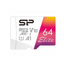 Карта пам'яті Silicon Power 64GB microSDXC class 10 UHS-I U1 A1 Elite Color (SP064GBSTXBV1V20SP)