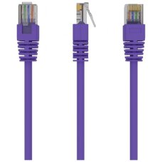 Патч-корд 0.5м, UTP, cat.5e, CCA, violet Cablexpert (PP12-0.5M/V)