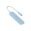 Концентратор J5create USB-C to 2xUSB-A + 2xUSB-C 3.2 10Gbps cyan (JCH342EC-N)