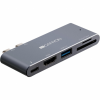 Порт-репликатор Canyon Docking Station with 5 ports, Thunderbolt 3, Input 100-240V (CNS-TDS05DG)