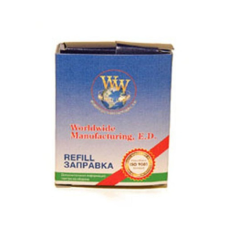 Лента к принтерам 13мм х 12м Refill STD Black*1шт (п/м) WWM (R13.12SR)