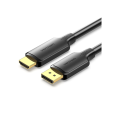 Кабель мультимедийный DisplayPort M to HDMI M 1.8m 4K black Vention (HFOBAC)