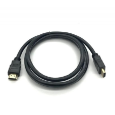 Кабель мультимедійний HDMI to HDMI 1.5m v1.4, OD-7.5mm Merlion (YT-HDMI(M)/(M)HS-1.5m)