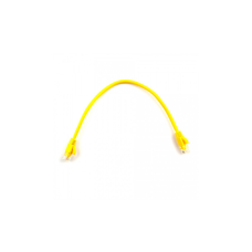 Патч-корд 0.25м, RJ-45, Cat.5e, CU, медь, желтый Ritar (PCR-CU/0.25Yw / 04278)