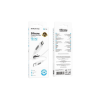 Дата кабель USB-C to Lightning 1.0m PD silicone BX114 Structure white BOROFONE (6941991116834)