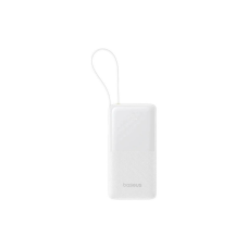Батарея універсальна Baseus Bipow 2 20000mAh 20W with USB-C cable white (P10077101213-01)