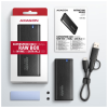 Карман внешний AXAGON USB-C 3.2 Gen 2 metal box for M.2 NVMe & SATA SSD RAW (EEM2-SB2)
