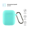 Чохол для навушників Armorstandart Ultrathin Silicone Case With Hook для Apple AirPods 2 Mint Green (ARM59686)