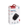 Зарядний пристрій Promate biplug.black