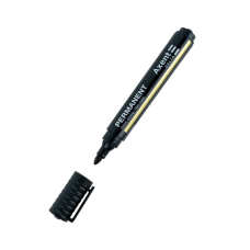Маркер Axent Permanent D2604 Standard, 2 мм круглий чорний (D2604-01)