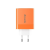 Зарядний пристрій Proda AZEADA Seagulls AZ-19 GaN5 65W USB-A (QC4.0) USB-C (PD3.0) orange (AZ-19-OR)